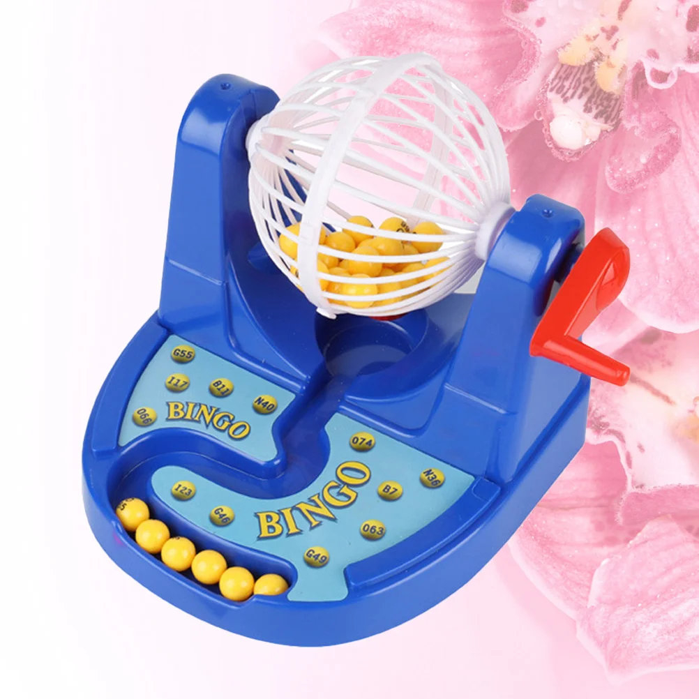 

Bingo Cage Game Machine Lottery Games Lucky Party Board Metal Toy Set Prop Beer Classic Chips Kids Equipment Family Portable