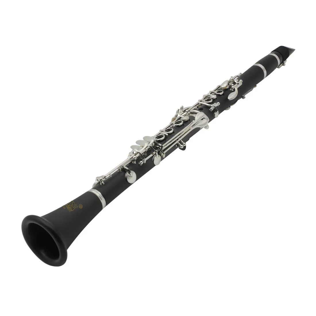 Bb Clarinet 17 Keys Bakelite Wooden Clarinette Grenadilla Professional Woodwind Instrument With Box Accessories Parts IRIN