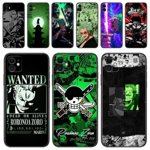 Funda transparente Anime o-one Piece Luffy Hat Roronoa Zoro Aurora para  iPhone 15 14 13 12 11 Pro Max Plus, cubierta protectora de lente chapada -  AliExpress