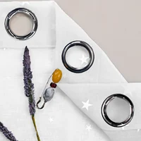 1Panel, Luminous Star Curtains, White Curtains Perforated, Luminous at Night, Modern Style Luminous Star Luminous Gauze Curtains for Living Room and Bedroom Kidsren's Curtains Nursery 5