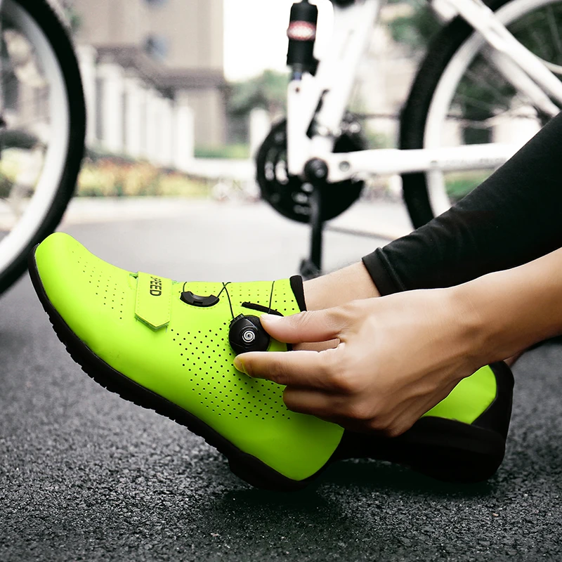 Cycling Shoes MTB Flat Pedal Bicyle Shoes Men Rubber Non-slip Mountain Bike Footwear Racing Cleatless Speed Cycling Sneaker