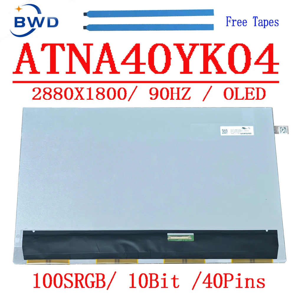 아수스 젠북용 ATNA40YK07-0, ATNA40YK04, ATNA40YK04-0, ATNA40YK07, 14 인치, 2.8k, OLED 스크린, 90Hz, 비터치 아수스 젠북용 ATNA40YK07-0, ATNA40YK04, ATNA40YK04-0, ATNA40YK07, 14 인치, 2.8k, OLED 스크린, 90Hz, 비터치