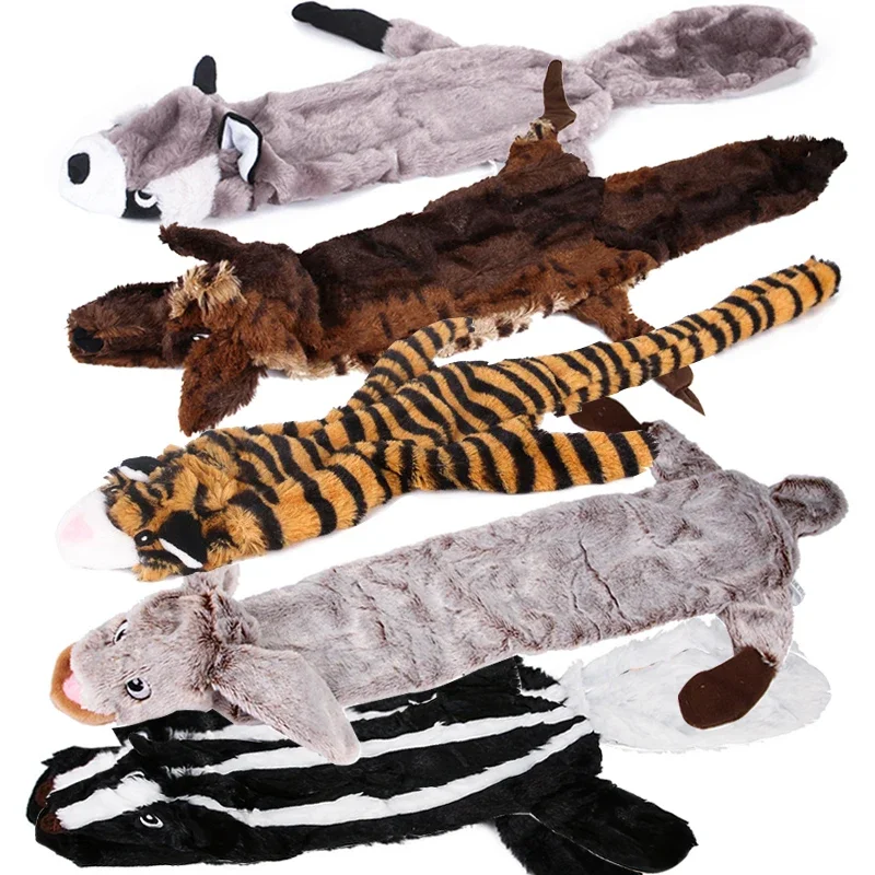 No-Stuffing Plush Dog Toy 1