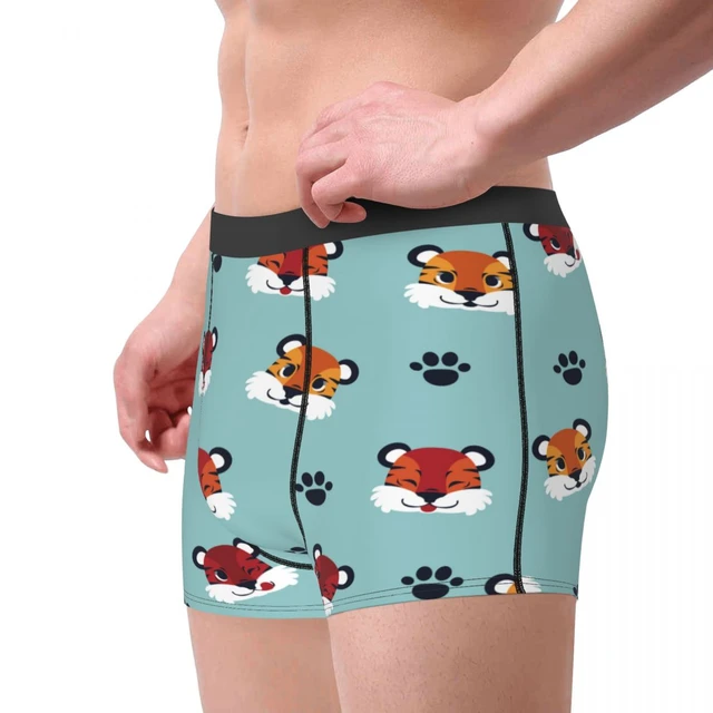 Boxer Men Underpants Cute Tiger And Paws Men's Panties Shorts Breathable  Mens Underwear Briefs Sexy Boxers - AliExpress