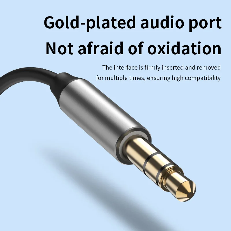 Bluetooth 5.4 Aux Adapter Wireless Car Bluetooth Receiver USB to 3.5mm Jack Audio Music Adapter Mic Handsfree For Car Speaker