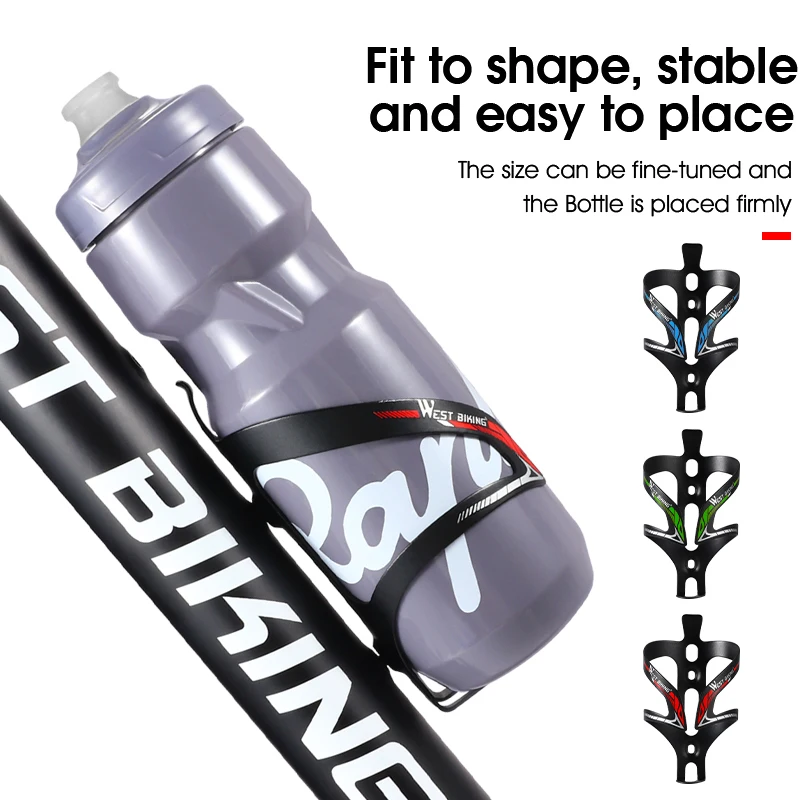 WEST BIKING Water Bottle Cage Aluminum Alloy Adjustable MTB Road Bike Bracket Bisiklet Aksesuar Ultralight Bicycle Bottle Holder
