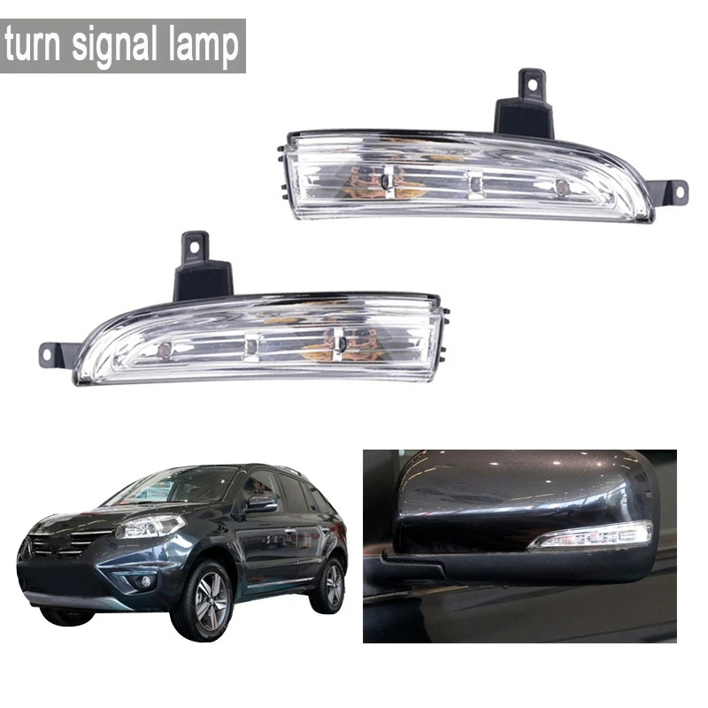 

Auto Left Right Side LED Rear View Mirror Turn Signal Light Indicator Lamp For Renault Koleos 2012 2013 2014 2015 2016