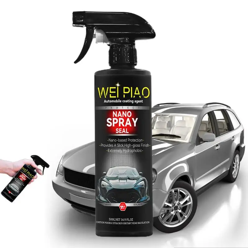 

Car Coating Agent Nano Spray 500ml Car Nano Crystal Spray Coating Agent Heat Resistant Protective Car Care Spray Long Lasting