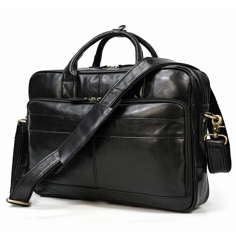 Laptop Bag 17 - Premium Leather (No. 1)