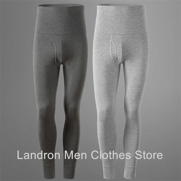 Description Picture 5 of itemExtra High Waist Plus Size 6XL 7XL 140KG Men Long Johns Leggings Boxer 5XL Skinny Render Pants Stretched Autumn Winter Underwear