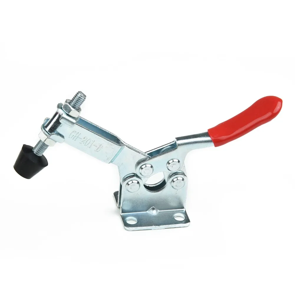 

4PCS Red Toggle Clamp GH-201B 100kg Quick Release Tool Horizontal Clamps Hand New Heavy Duty Tooling Accessories