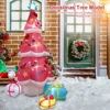 6.9FT Christmas Inflatable Tree Decor with LED Lights Lighted Blow Up Xmas Tree Blow Up Inflatable Tree for Party Holiday Xmas 3