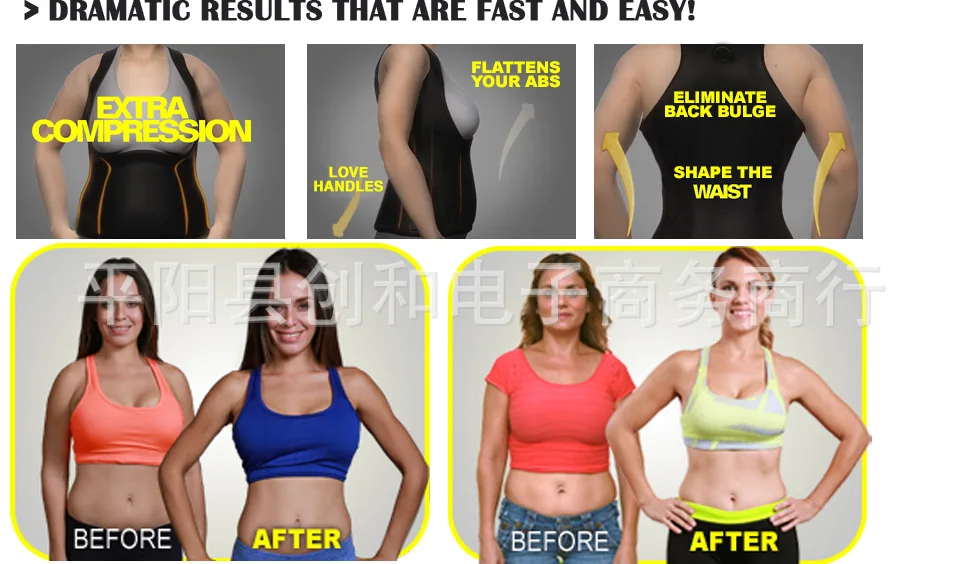 Description Picture 4 of itemSlimming Body Shaper Modeling Vest Belt Belly Reducing Shaperwear Fat Burning Loss Weight Waist Trainer Sweat Corset