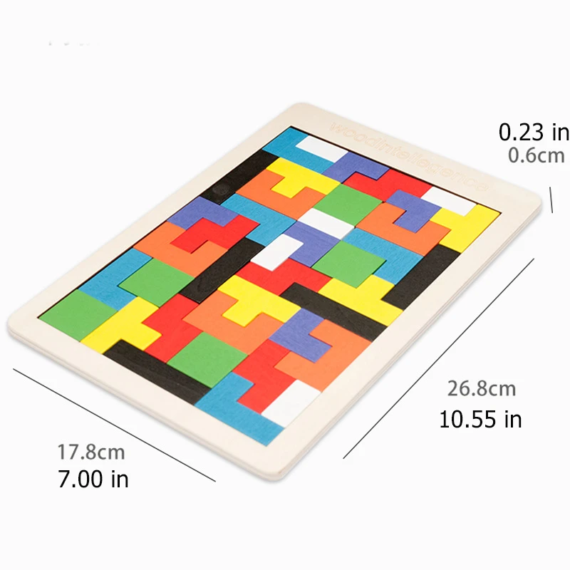 Bunte Tangram-Holzbausteine für Montessori – Lernspielzeug für Kinder_voghion.com