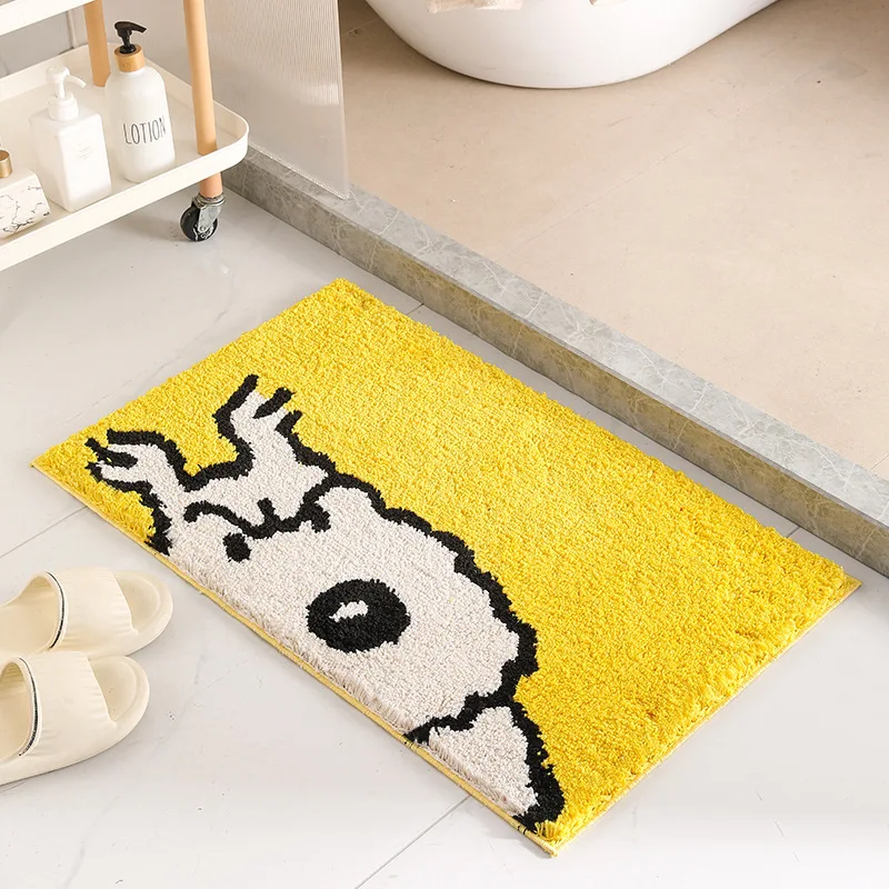 Creative Cartoon Bathroom Non-slip Floor Mats Entrance Door Floor Mats Stain-resistant Kitchen Bathroom Water Absorption