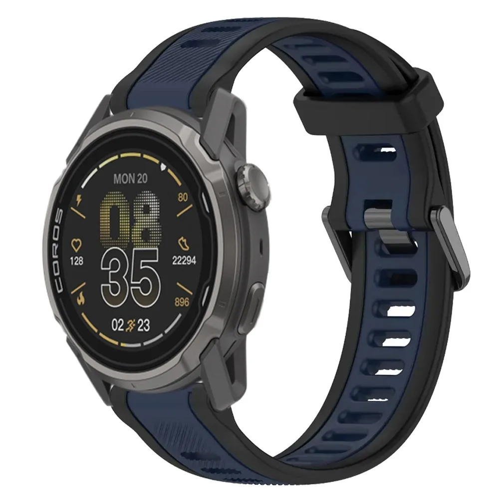 Versatile Silicone Smartwatch Strap in Multiple Sizes