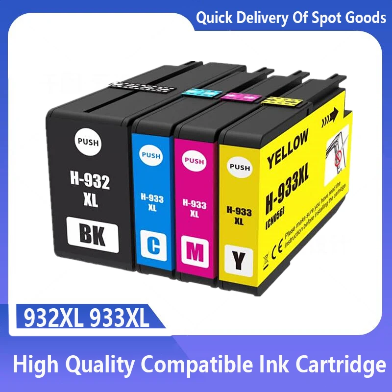 Description Picture 2 of itemCompatible Ink Cartridge Repalce For HP 932 933 932XL 933XL Officejet 6100 6600 6700 7110 7610 7612 7510 7512 Printer
