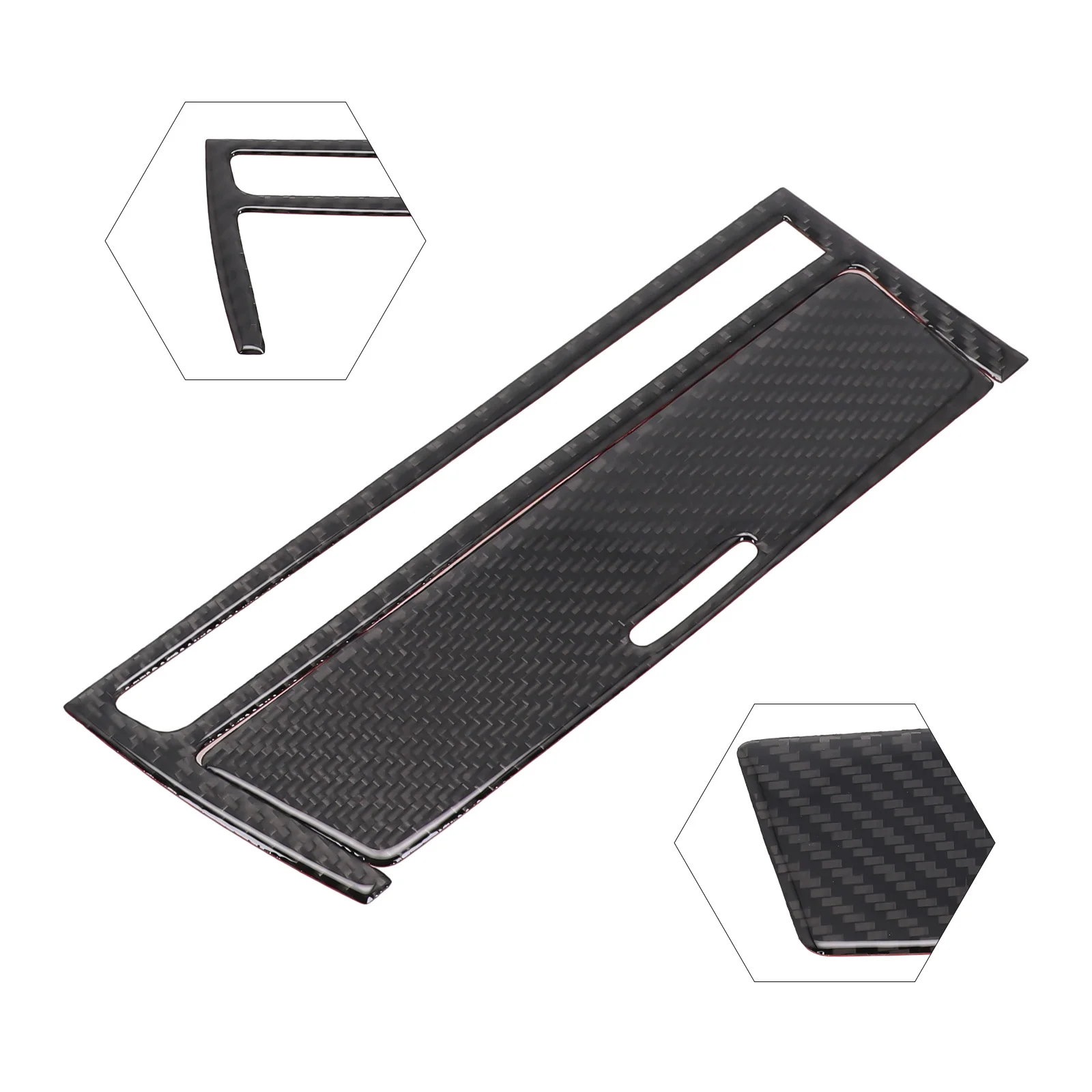 Car Central Strip Car Central Cover Per Bmw Old 3 Series E46 1998-2005 243*68 Mm Car Central Cover Decoration Strip Trim