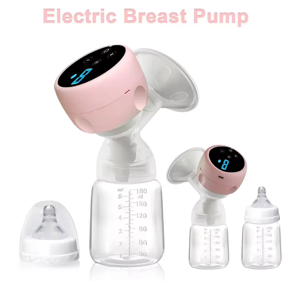 Electric Breast Pump Intelligent Silent Portable Breastfeeding_voghion.com