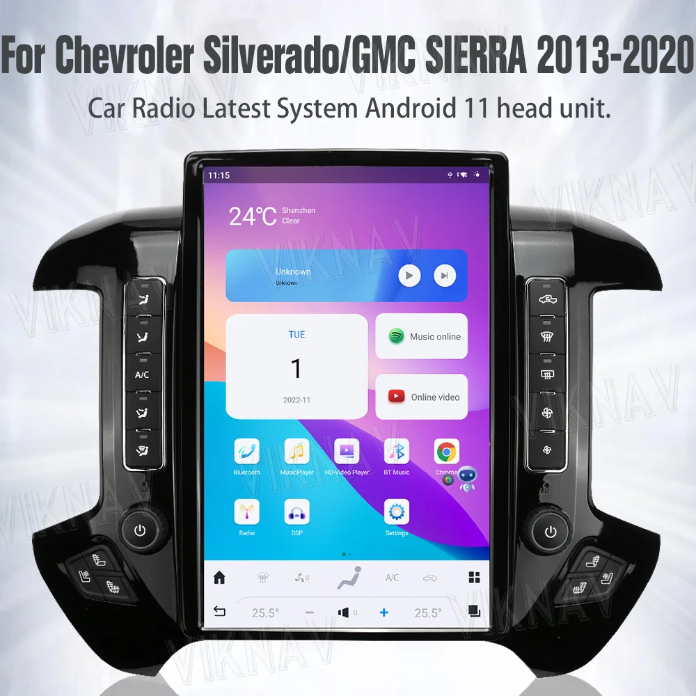 Viknav Android Car Radio For Chevroler Silverado / GMC SIERRA 2013-2020