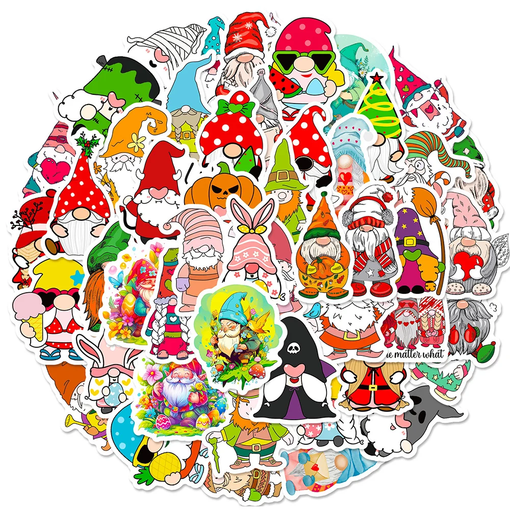 

10/30/50pcs Funny Dwarfs Cartoon Stickers Cute Disney Decoration Sticker Scrapbooking Guitar Notebook Suitcase Decal for Kid Toy