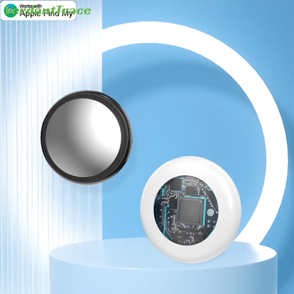 Mini Tracking Tag for IOS System Only with Apple Find My Anti-lost Device + Pet Dog Collar + Leash MFI Set Outdoor Waterproof