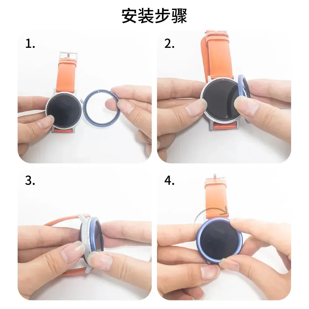 For CMF Watch Pro 2 Metal Arc Bezel Ring Protective Cover For CMF By Nothing Watch Pro2 Shell Replacement Alloy MOD Hollow Case