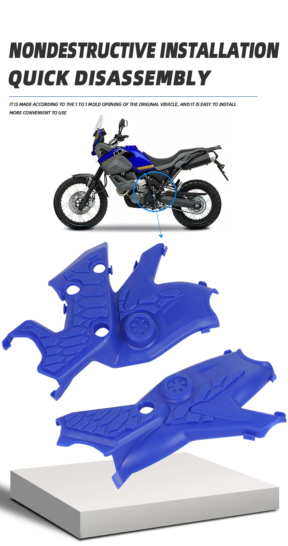 TENERE 700 Zubehör Rahmen Stoßstange Abdeckung Für Yamaha Tenere 700 T700 T7 2019 - 2025 2022 2023 Stoßstange Rahmen schutz Schutz – Detail 9