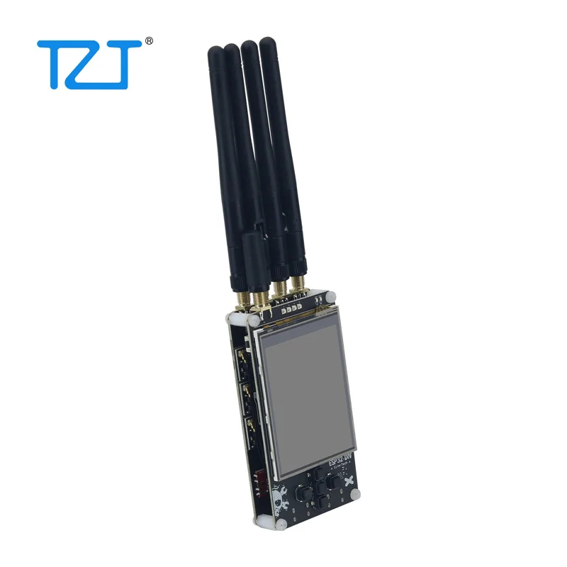 TZT ESP32-DIV V2.0 WiFi+블루투스 NRF24 RF 칩 ESP32 개발 보드 휴대용 무선 분석 및 테스트 도구(긴 안테나)