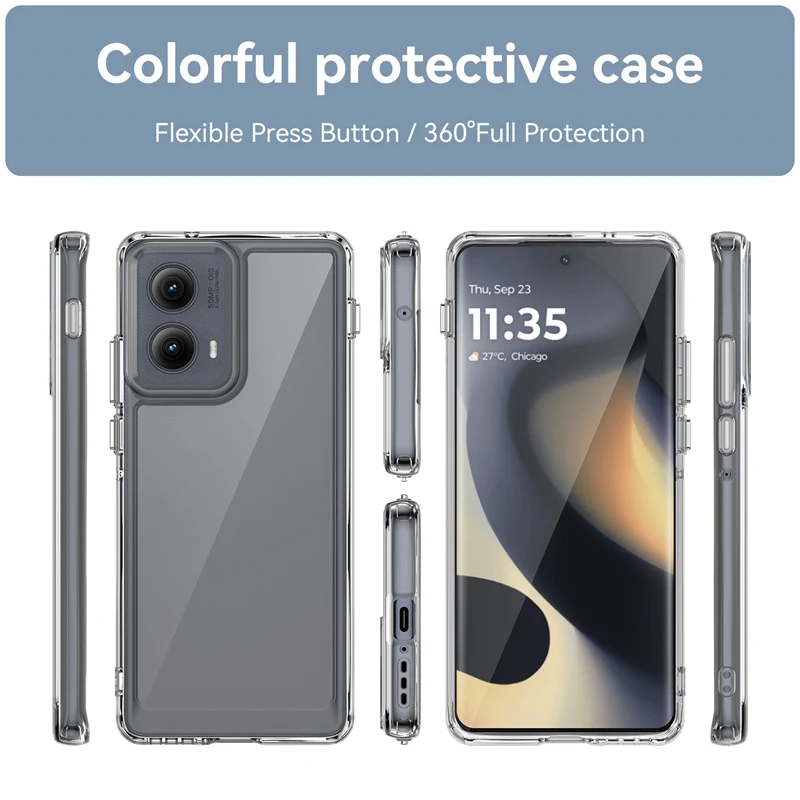 Case Cover Shell Bumper Soft Silicone Back Phone Case for Motorola Edge 5 Gen,phone case,phone protector cover