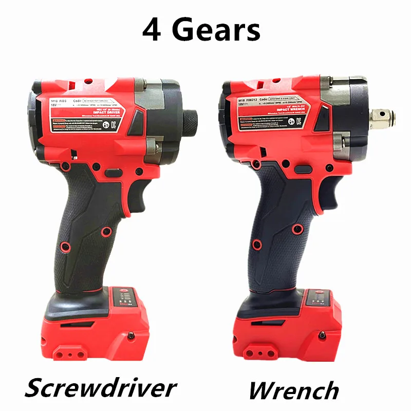 Fit For Milwaukee 18V Battery Electric Wrench  Screwdriver Cordless Pruning Shears Reciprocating Saw Tiles Laying Machine 2