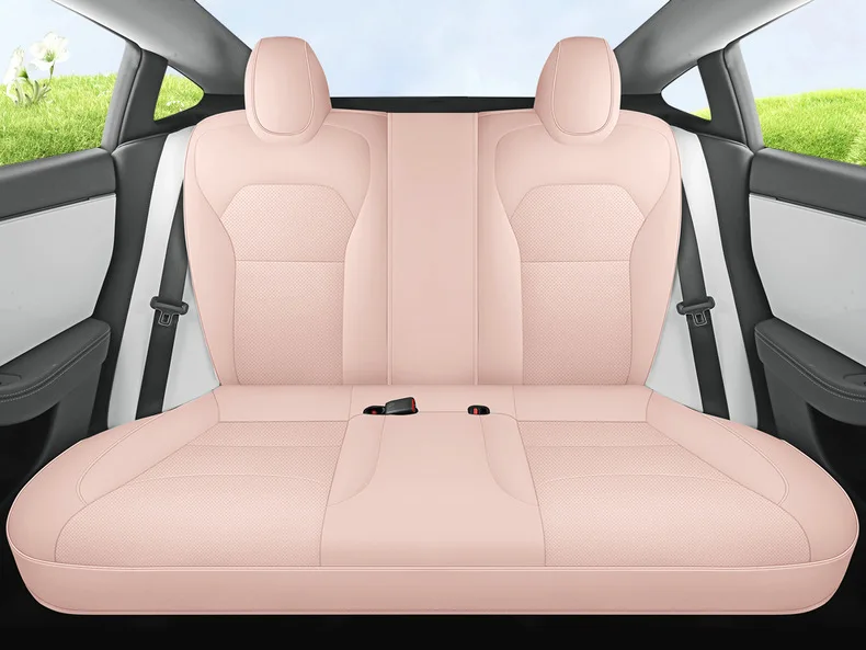 Full Set Seat Covers For Tesla Model Y Juniper 2025 Leather Breathable comfortab
