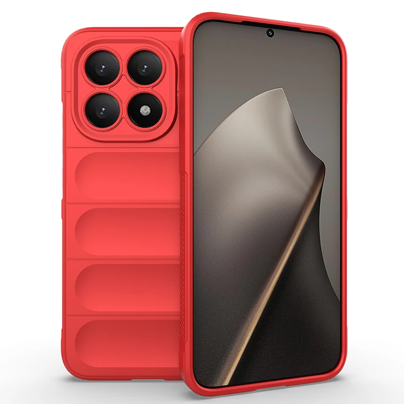 Luxury Silicone Shockproof Phone Case with 6D Air Bag Design