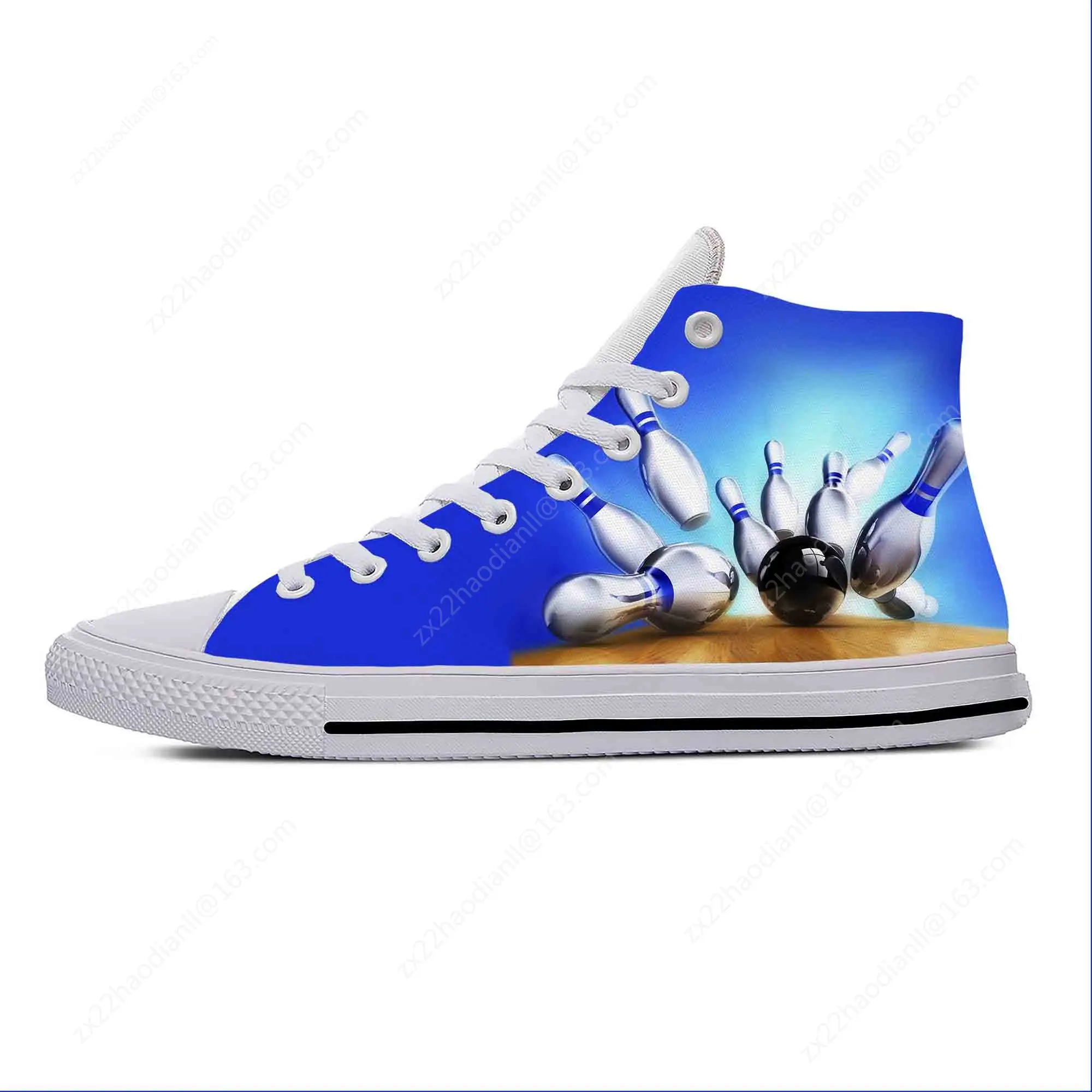 Anime Cartoon Manga Sport Bowling Fashion Funny Casual Cloth Shoes High Top Lightweight Breathable 3D Print Men Women Sneakers