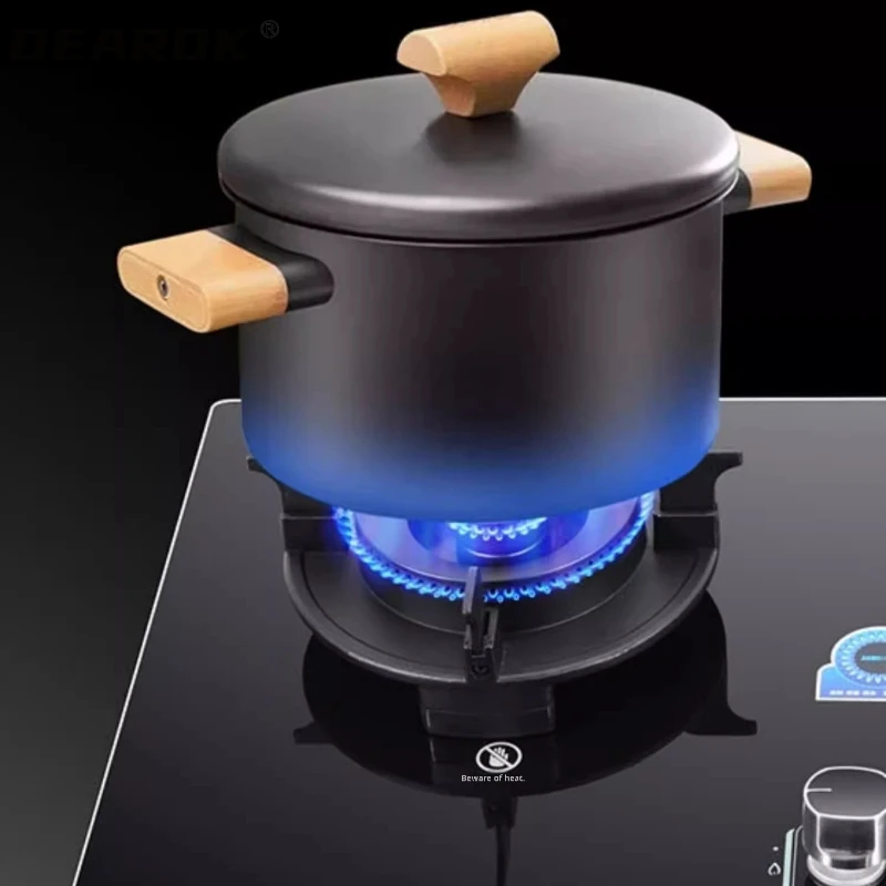 Flip-type Gas Burner Embedded Gas Stove Cooktop Timing function Household Fogao Energy-saving Dual-purpose Fierce Stove