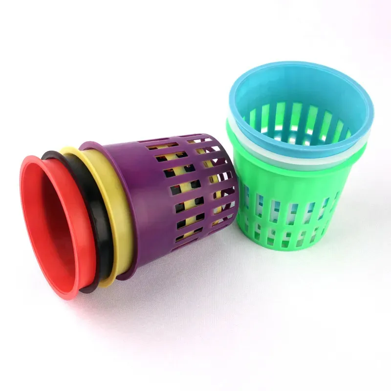 3pcs Dia96.5mm Mesh Pot Net Basket Hydroponic Aeroponic Vegetable Nursery Pots Hidroponic System
