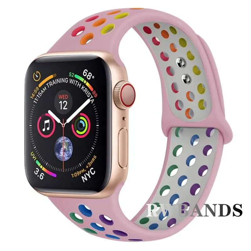 Sport Strap for Apple Watch Band 46mm 44mm 40mm 42-38-41mm 45mm Breathable Bracelet iWatch Series 10 9 8 7 6 SE 5 3 Ultra 2 49mm - Image 25