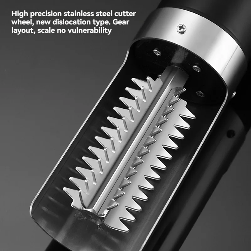 Electric Fish Scaler Remover Cleaner USB Rechargeable Fishing Scalers Clean Scaler Scraper for Seafood Kitchen Tools fish scale cleaner