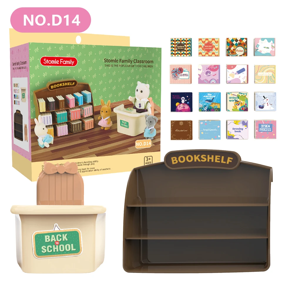 Deluxe Dollhouse Living Room Amusement Park Set – Animal Accessories & Mini Furniture