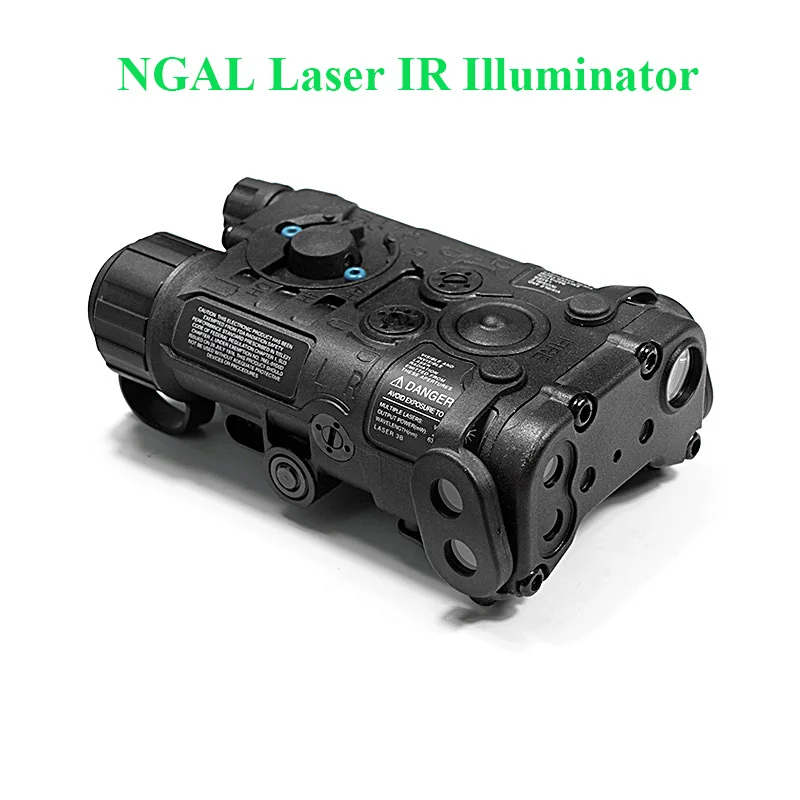 

Tactical NGAL Weapon Light, IR Illuminator, Visible Green Laser, Aiming Pointer, 350 Lumen, Wireless LED, Hunting Flashlight