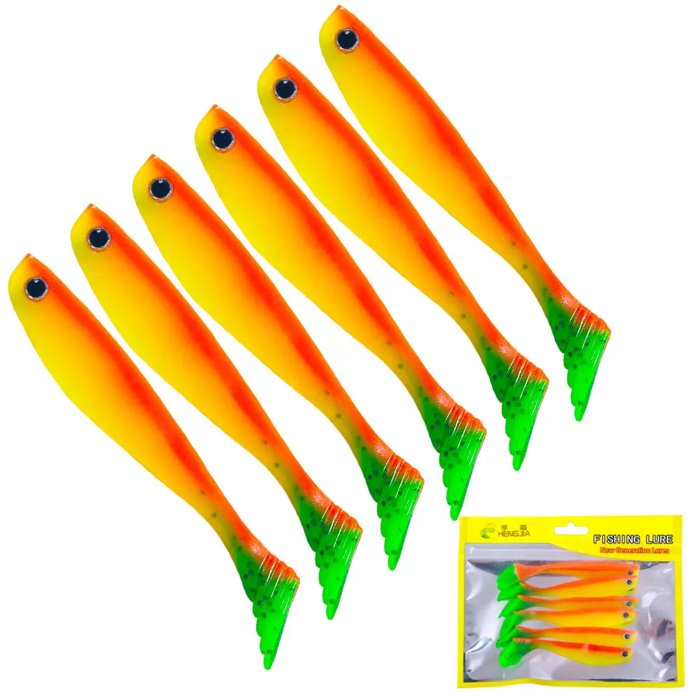LEURRE DE PÊCHE en silicone multi articulations la photo montre des