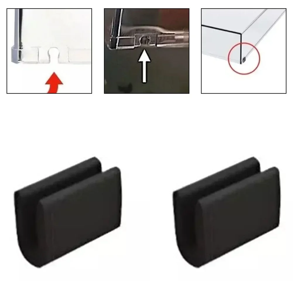 U-shaped Foot Pad Technics SL-1200 SL-1210 Lid Dust Cover Rubber Foot/Feet Corner Dampers Electric Instrument Parts