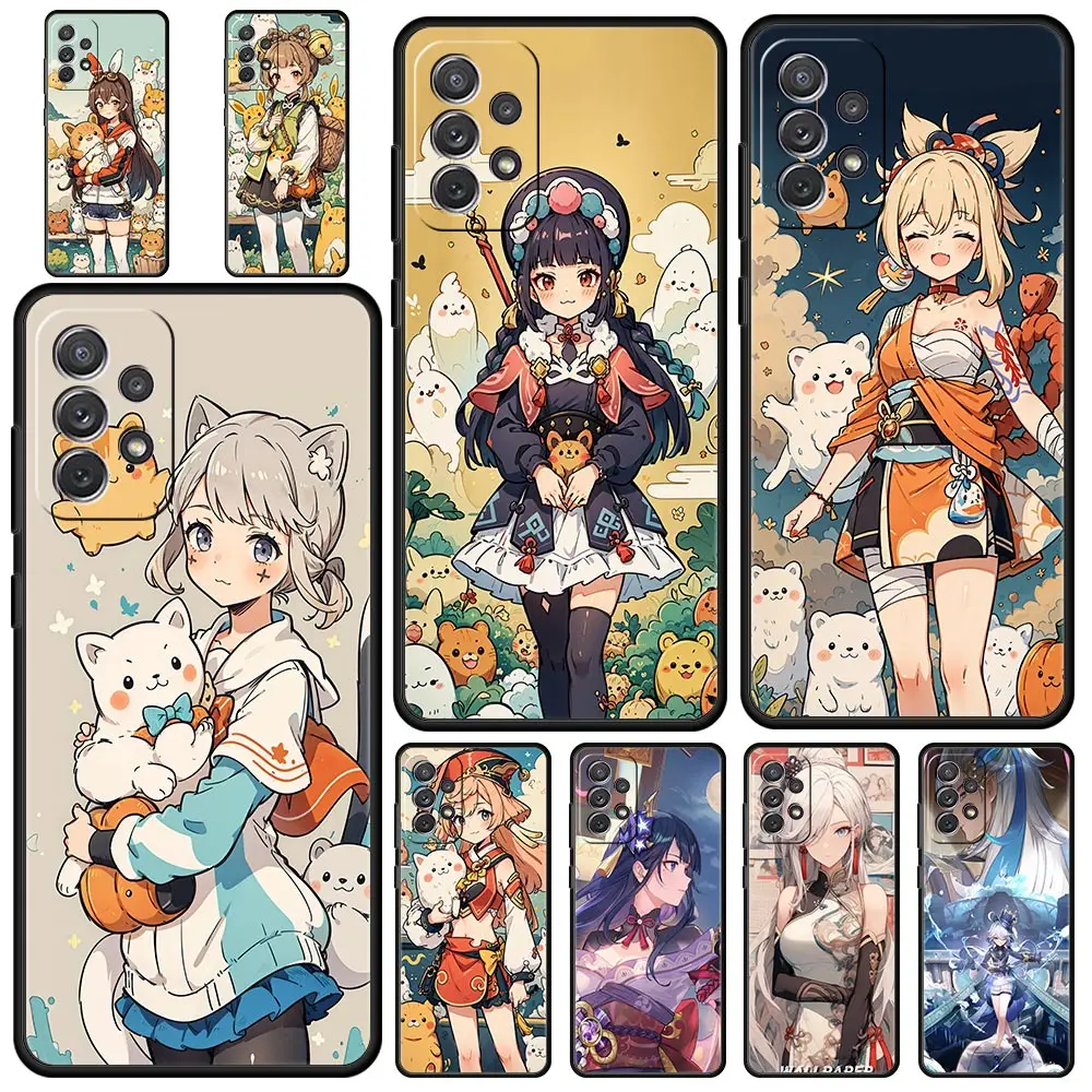 Genshin Impact Wanderer Themed Phone Case Cover