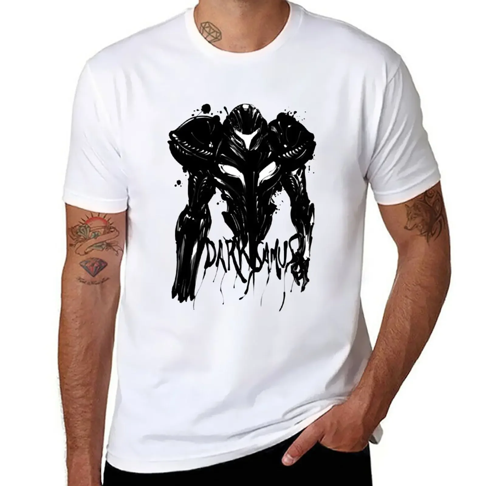 

Dark Samus T-Shirt Aesthetic clothing funnys sweat mens graphic t-shirts hip hop