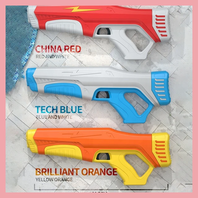 

Electric Toy Water Gun Automatic Water Suction Gun High-Tech Burst Large Capacity Water Gun Beach Outdoor Water Fight Toys Gifts