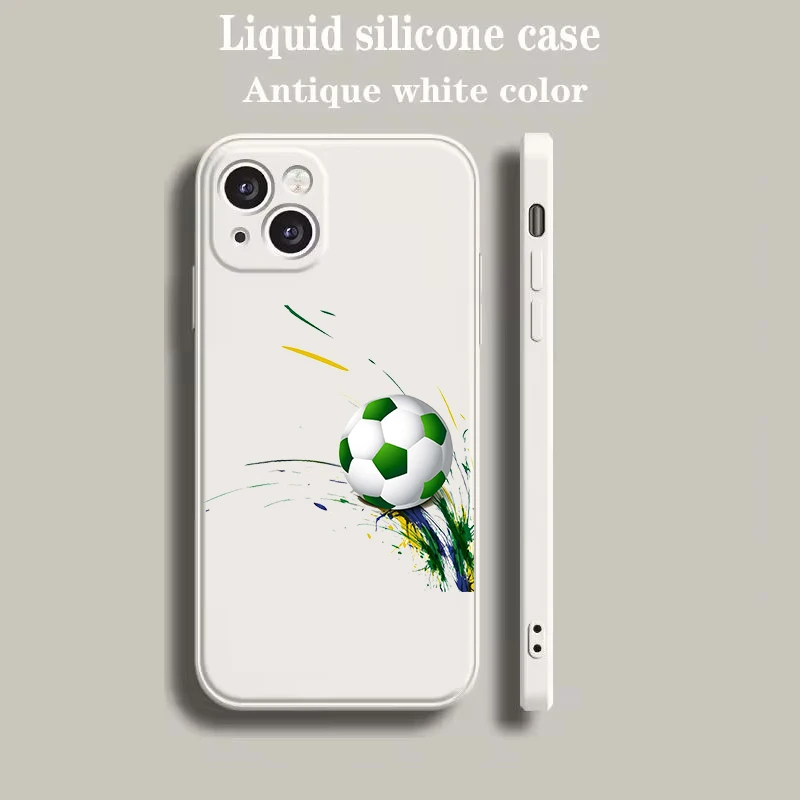 Luxury Silicone Football Phone Case - Premium Sport Design Cover