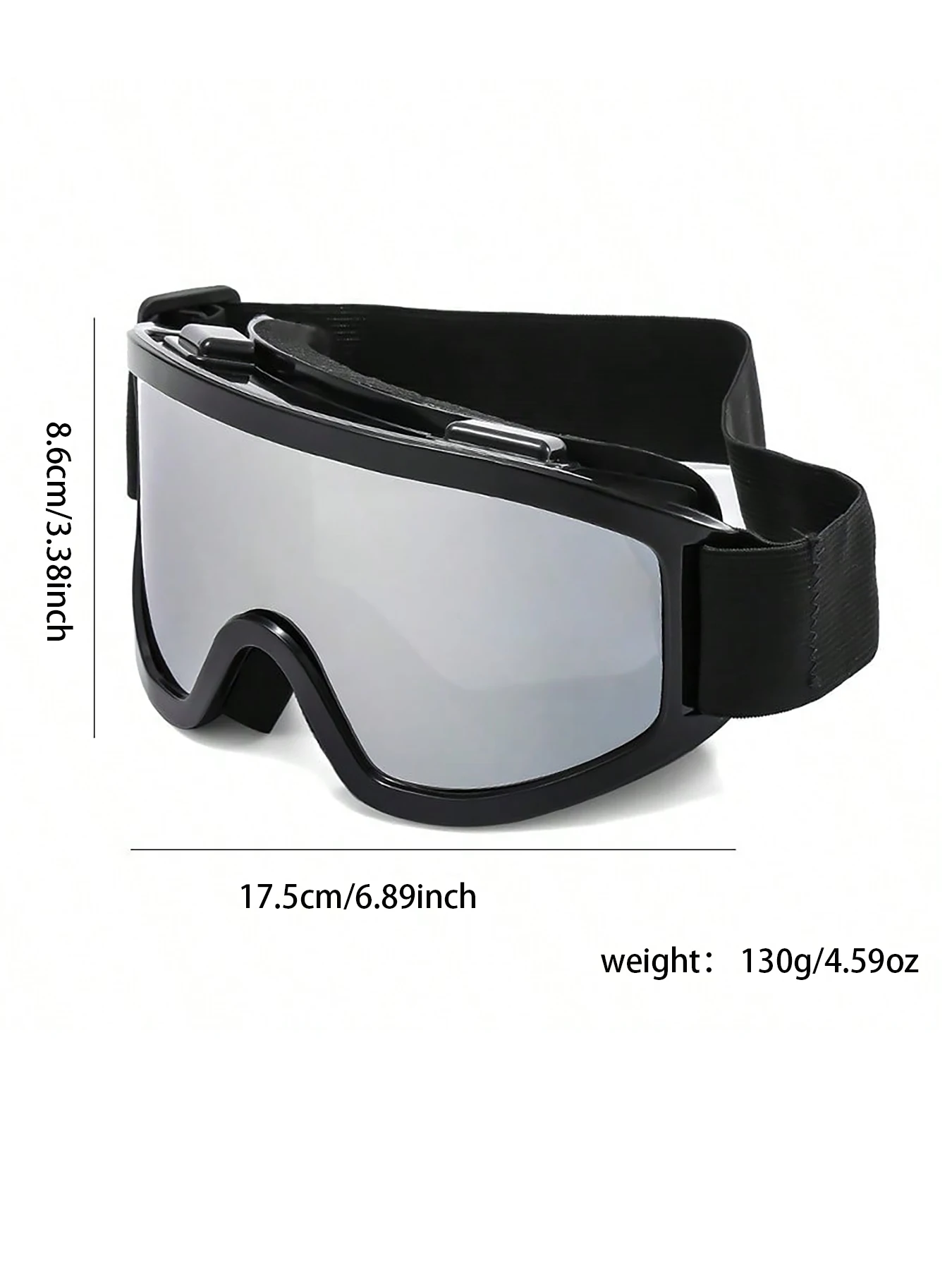 Schutzbrille Motorradhelm Outdoor-Sport Wind- und staubdicht Ski- und Snowboardbrille – Detail 7