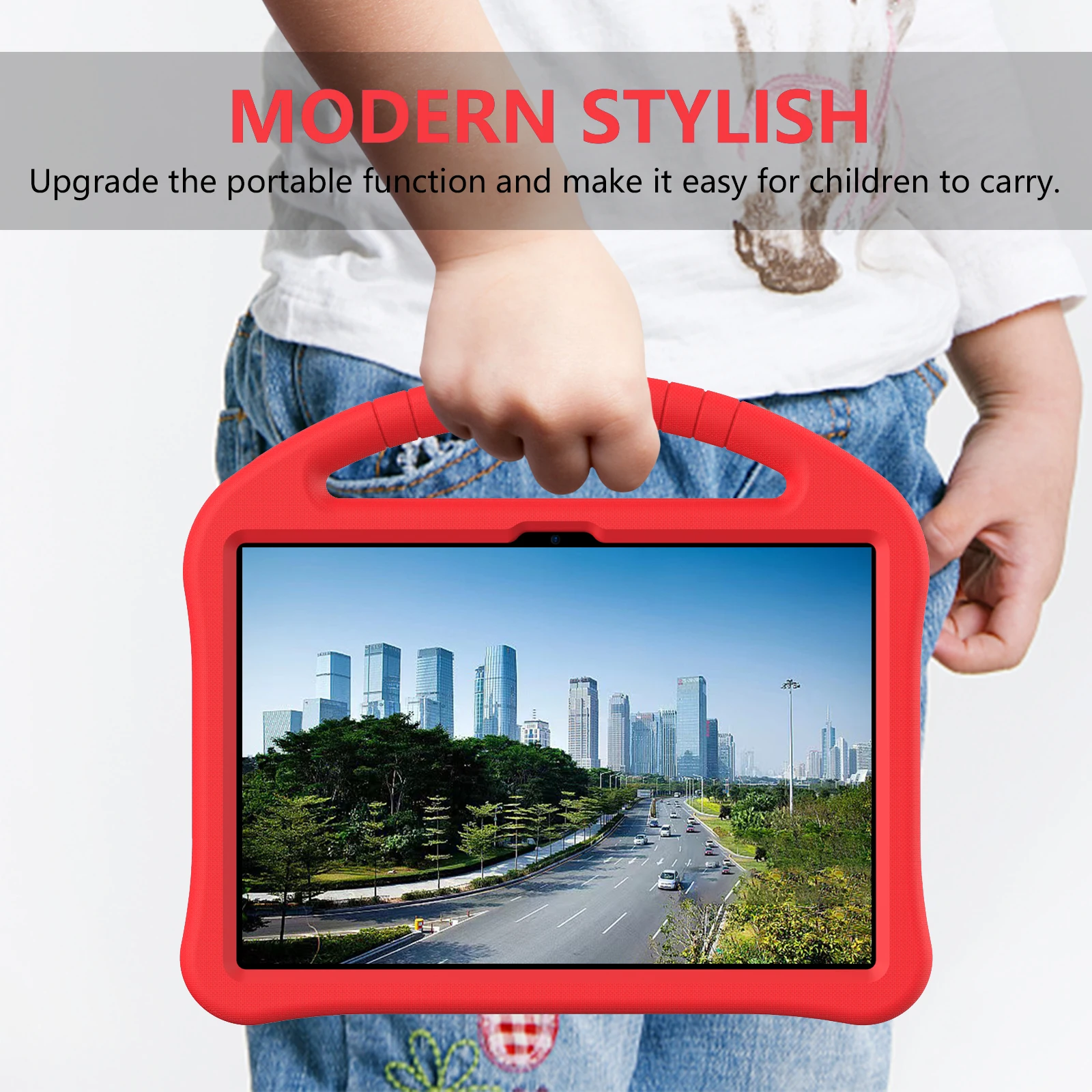 Durable Shockproof Portable EVA Foam Tablet Protector Case (No Headphone Jack Hole)