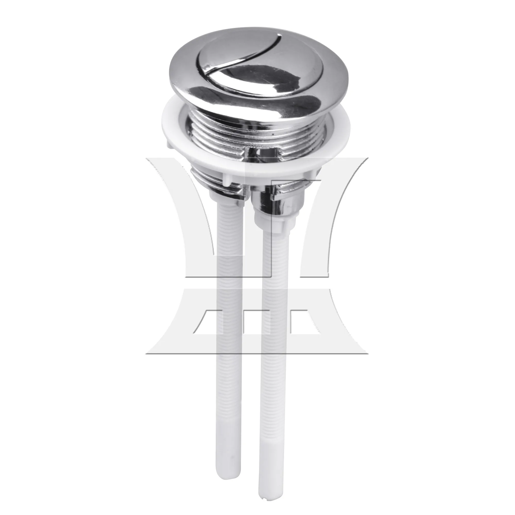 BQLZR Double Press Flush Toilet Tank Replacement Button for Toilet Parts