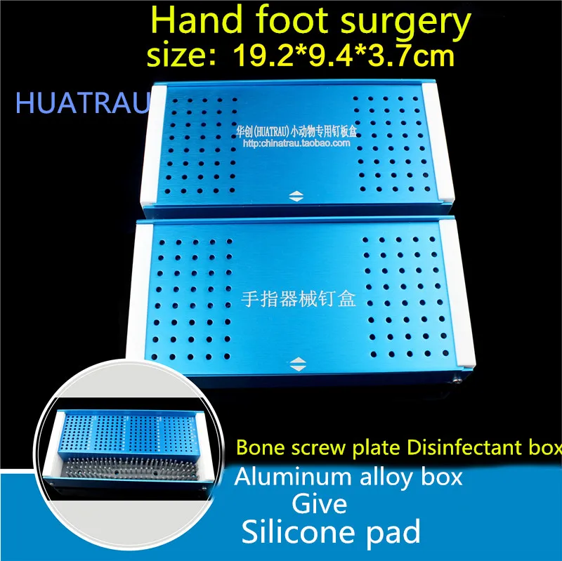 

Orthopaedic Instruments Medical Hand Foot Surgery Phalangeal bone Screw Box classification Storage disinfection 1.5/2.0/2.4/2.7